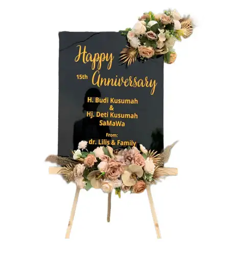 Papan Bunga Akrilik LANGKAT